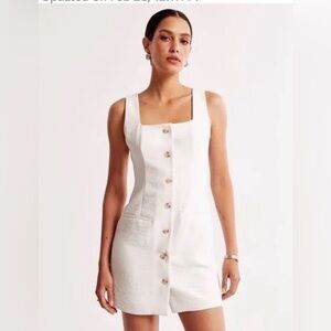 Abercrombie & Fitch Mara Linen blend vest mini dress.